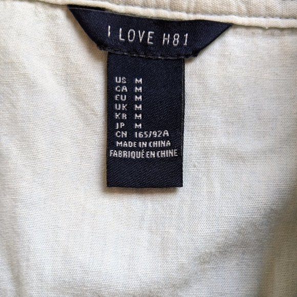 I LOVE H81 Jean Dress with Pockets - Picture 3 of 5